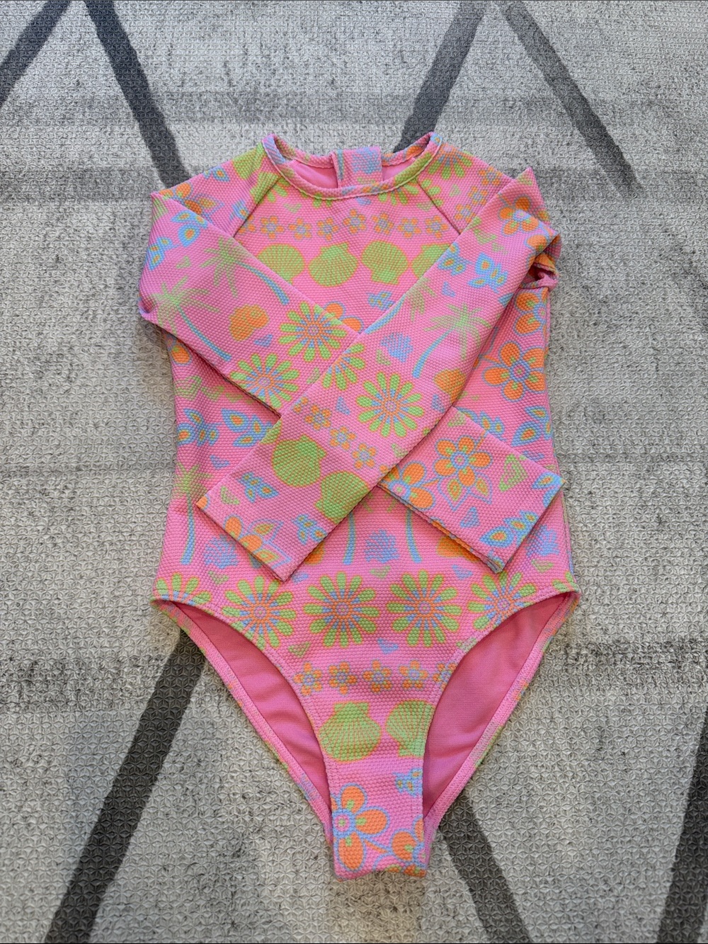 Roxy girls one piece swim size 6 like new